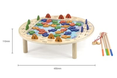 Дървена маса за игра - Магнитен риболов