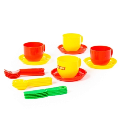 Комплект прибори за хранене и сервиз Jiffy за четирима