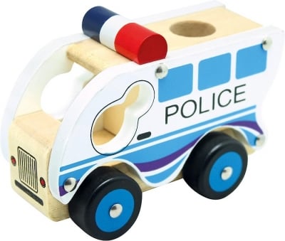 Дървена кола - Полицейска кола