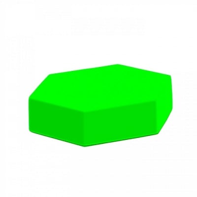 Възглавница за сядане за под от пяна, шестоъгълник - Зелена