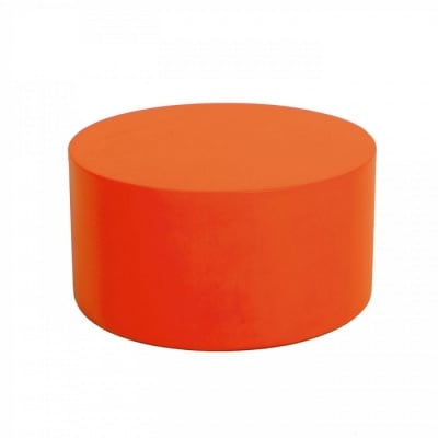 Маса от пяна, кръгла - Оранжева 60 х 60 х 30см
