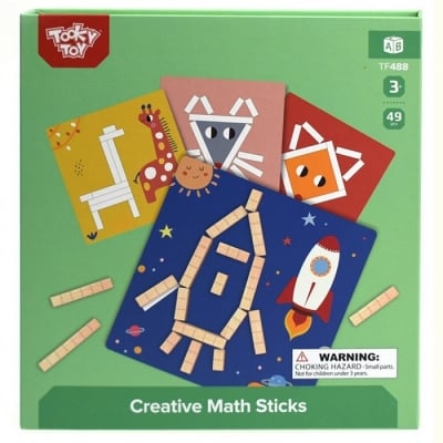 Креативна игра - Рисувай с магнитни математически пръчици