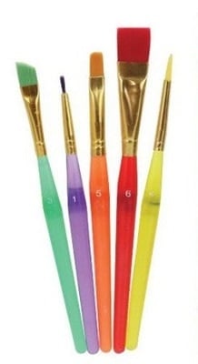 Чашки за рисуване и четки