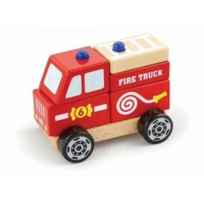 Дървен пъзел - Пожарна кола