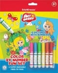 Koмплект за рисуване Color by number за момичета