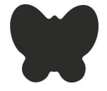 Перфоратор-пънч Пеперуда с обли крила L(2.5см)