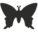 Перфоратор-пънч Пеперуда с остри крила 1 L(2.4см)