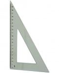 Триъгълник 19см 60° прозрачен