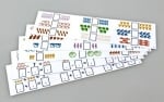 Карти за работа с Магнитна кутия с цифри и знаци - Картинки
