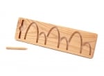Манипулативна дървена плоча за писане 5