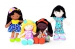 Кукли от текстил Момичета на Света - Раси, 4 бр.