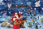 Пъзел  30части: Дядо Коледа се подготвя за път