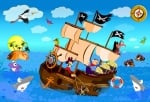 Пъзел  60части:  Пиратски кораб