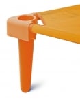 Крака за стифиращо легло, оранжево - комплект от 4 броя