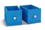 Кутии 2броя, дървени, за кубични рафтове СИНИ