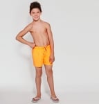 Къси панталони за плуване и спорт за  8год, оранжеви