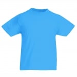 Тениска за  7-8год, ръст 128см лазурно синя
