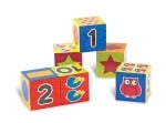 Кубчета с цифри и форми, 6броя