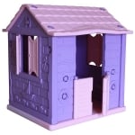 Детска къща с двойна врата - лилава