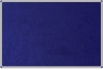 Корк.табло с плат  синьо Ал.рамка   45х60