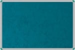 Корк.табло с плат  синьо-зелен Ал.рамка 120х200