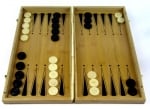 Шах и табла в кутия от бамбук - 39х39х2.5см