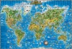 Детска картинна карта  на света, изд.Д.Убенова