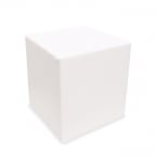 Мека форма от пяна - Куб, бял 38 см