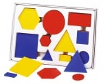 Комплект геометрични фигури в куфарче