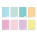Тетрадка A4 спирала тв.корица Slim UV Pastel Single Colour, 100 л.ред, 2 теми