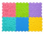 Модулен сензорен килим за игра Ortho Puzzle - Микс първи стъпки