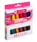 Акрилни бои Art Creation,  12 цвята х 12 ml