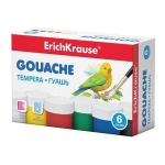 Темперни бои ErichKrause 6 цвята x 20 ml КЛАСИК