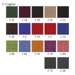 Стол посетителски ISO Black с дамаска, с черна метална част