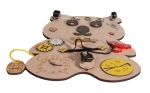 Дървена дъска с различни активности - Мече