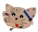 Дървена дъска с различни активности - Коте