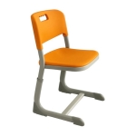 Ученически стол Smart UP Color, регулируем H=40-46см - оранжев