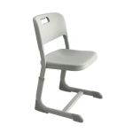 Ученически стол Smart UP Color, регулируем H=40-46см - сив