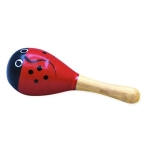 Дървен цветен маракас, 1 брой