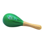 Дървен цветен маракас, 1 брой