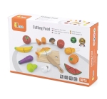 Дървен комплект за рязане - Хранителни продукти с риба