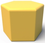 Табуретка Шестоъгълник 60х51.90 Н=43см