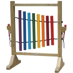 Музикален панел Дъга с вертикални звукови тръби - за игра на открито и на закрито