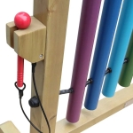 Музикален панел Дъга с вертикални звукови тръби - за игра на открито и на закрито