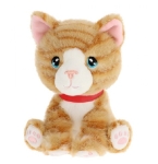 Плюшена играчка - Коте, рижаво 14 см