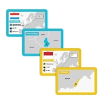 Образователни карти - Държавите в Европа, 50 броя