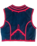 Черен елек с червени гайтани за момче  3-6 години (Модел 9)