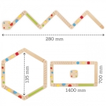 Сензорна дървена пътека за баланс