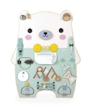 Janod Дървена дъска с активности - Мече PURE
