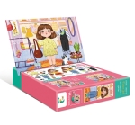 Магнитна игра с дъска - Модерно момиче, 32 части